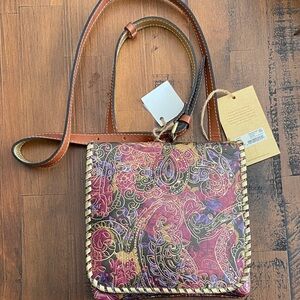 Patricia Nash Italian leather crossbody bag
